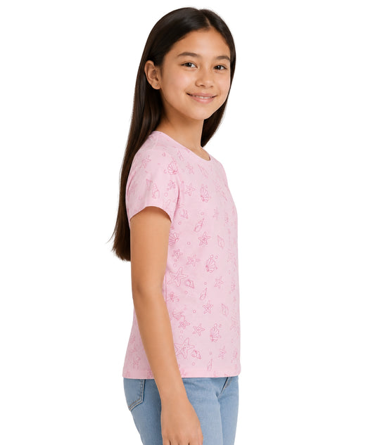 KIABI Kids Girls Printed T-Shirt