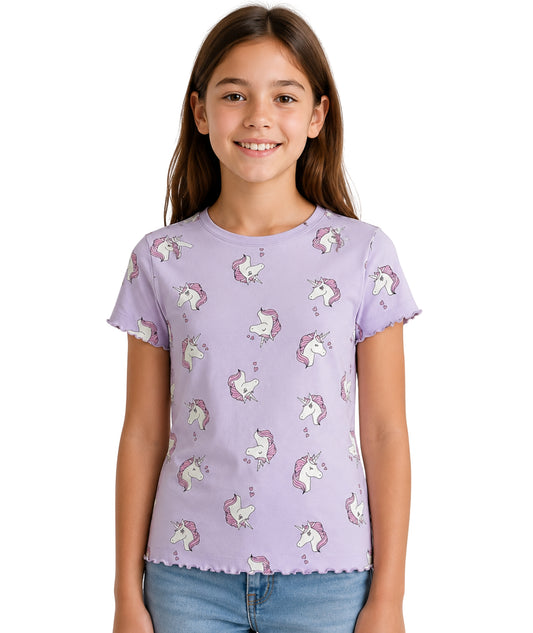 KIABI Kids Girls Unicorn T-Shirt