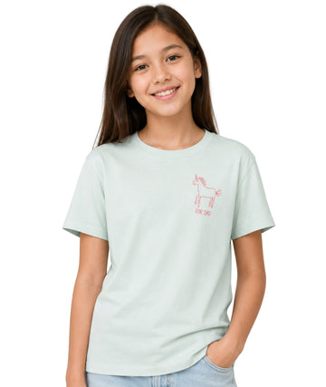 KIABI Kids Girls Soft Short Sleeve T-Shirt