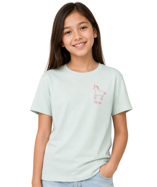 KIABI Kids Girls Soft Short Sleeve T-Shirt