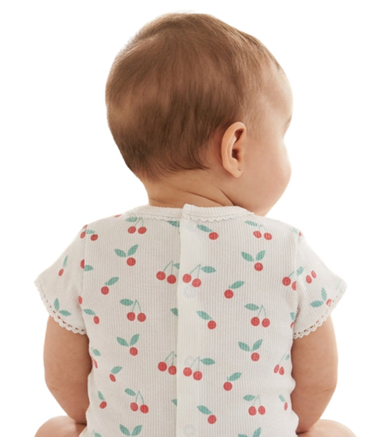 KIABI Baby Girls Cherry Printed T-Shirt
