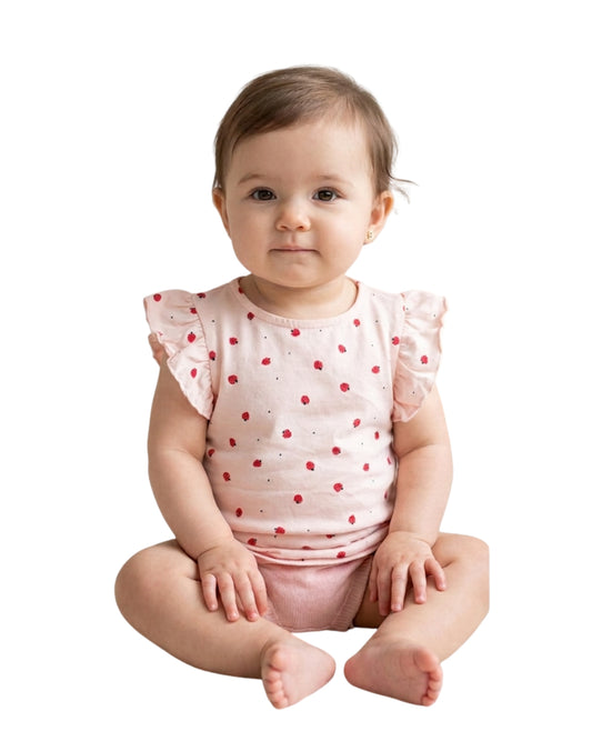 KIABI Baby Girl Strawberry T-Shirt