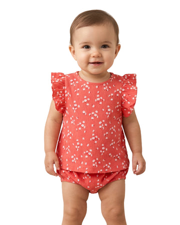 KIABI Baby Girls Floral T-Shirt