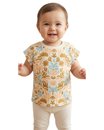 KIABI Baby Girl Nature Inspired Print T-Shirt