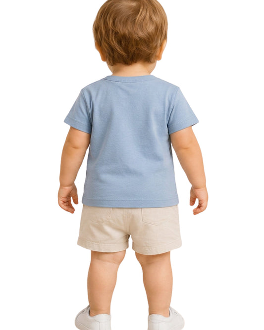 KIABI Baby Boys Bunny And Bear Front Graphic T-Shirt