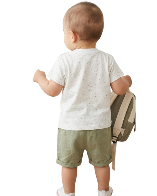 KIABI baby Dinosaur Graphic On Chest T-Shirt