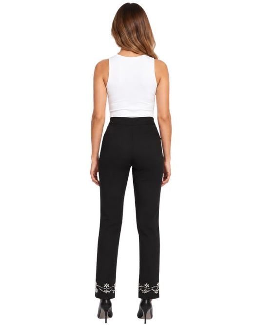 AK ANNE KLEIN Women Crop Flare Pant