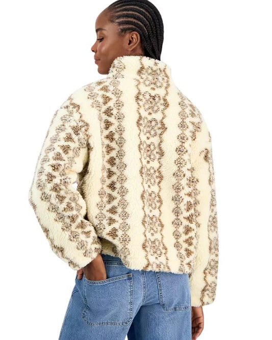 AND NOW THIS Women Sherpa Fleece Jacket