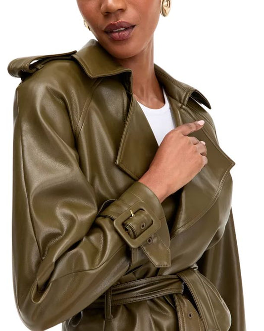 INC INTERNATIONAL CONCEPTS Women Leather Jacket