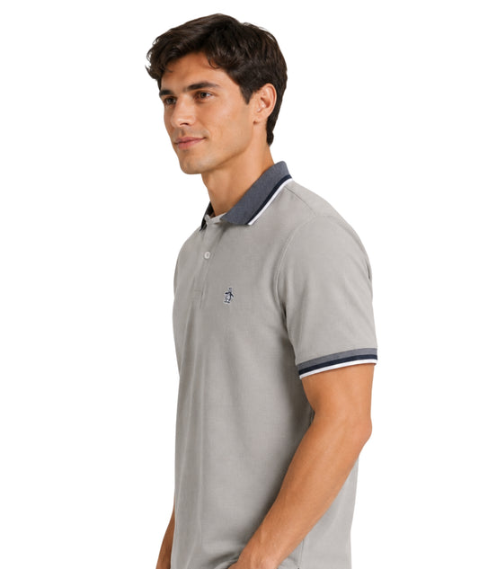 PENGUIN Men Mesh Short Sleeve Polo T-Shirt
