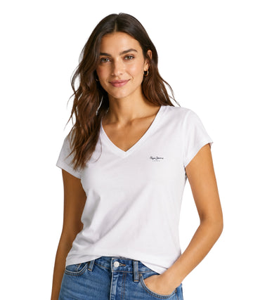 PEPE JEANS Women V Neckline T-Shirt