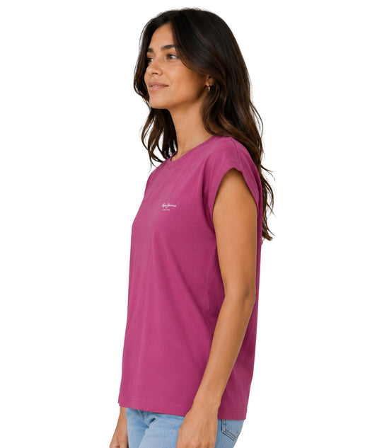 PEPE Jeans Women Cap Sleeves T-Shirt