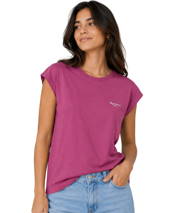 PEPE Jeans Women Cap Sleeves T-Shirt