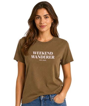 PEPE JEANS Women Designed Short Sleeve T-Shirt