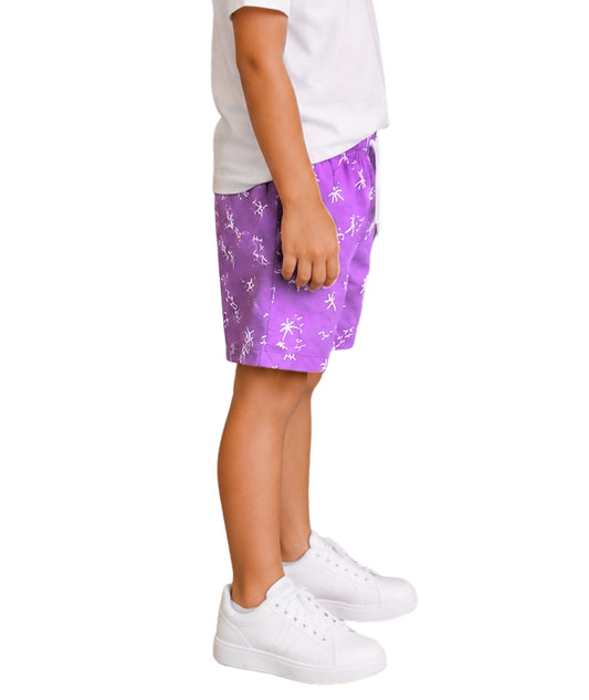 KIABI kids Boys Palm Graphic Swim Short