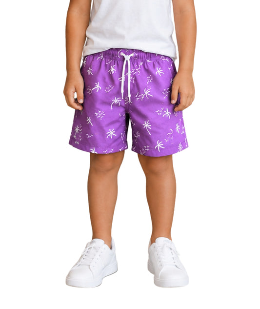 KIABI kids Boys Palm Graphic Swim Short