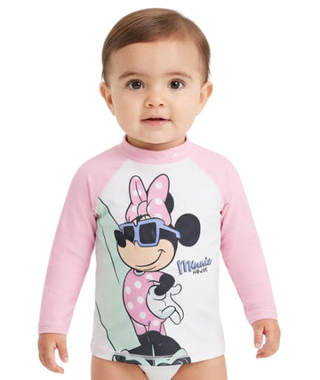 KIABI Baby Girls Minnie Mouse Swim T-Shirt