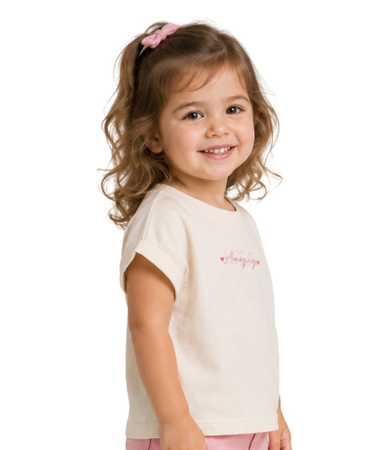 KIABI Kids Girls Soft T-Shirt