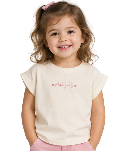 KIABI Kids Girls Soft T-Shirt