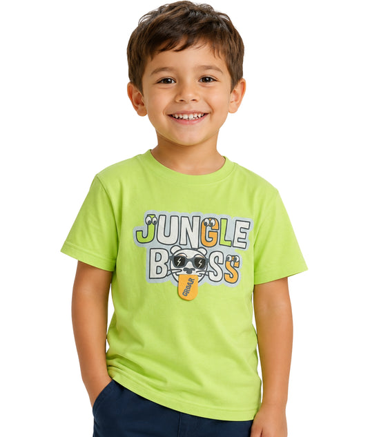 KIABI Kids Boys Jungle Boss T-Shirt