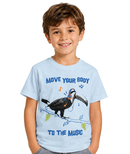KIABI Kids Boys Graphic Short Sleeve T-Shirt