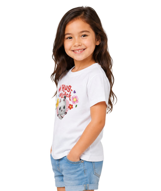 KIABI Kids Girls Hug Attack T-Shirt