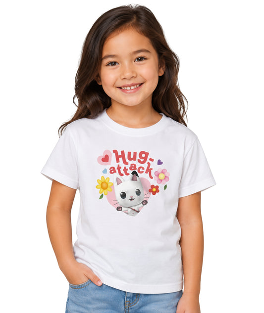 KIABI Kids Girls Hug Attack T-Shirt