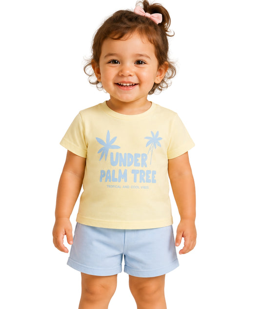 KIABI Baby Girls Under Palm Tree Set 2 Pcs