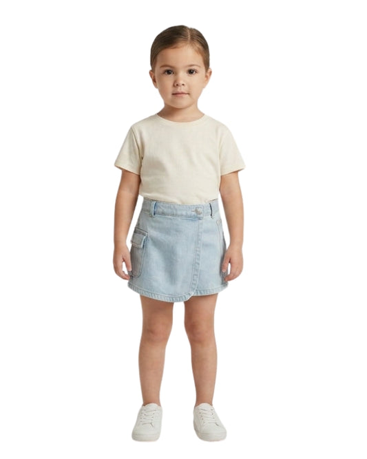 KIABI Baby Girls Wrap Front Skort
