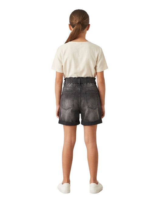 KIABI Girls Paperbag Waist Short