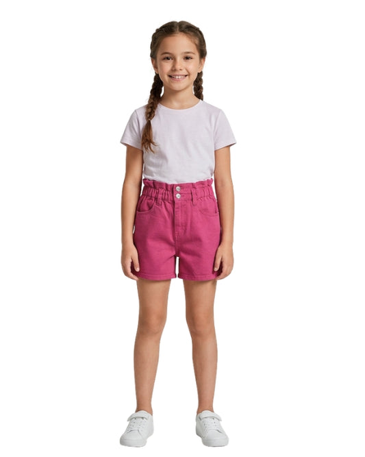 KIABI Girls Comfortable Elasticized Short