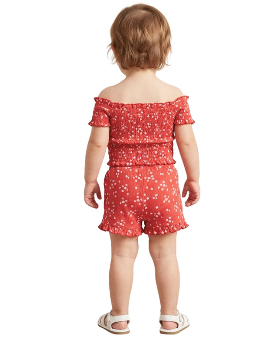 KIABI Baby Girls Flower Short