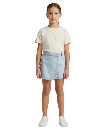 KIABI Girls Wrap Front Skort