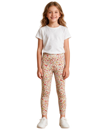 KIABI Girls Floral Casual Pant