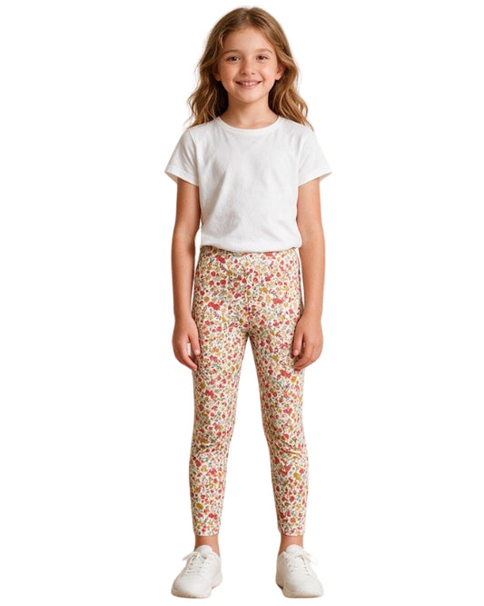 KIABI Girls Floral Casual Pant