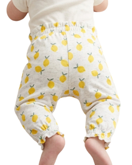 KIABI Baby Girls, Lemon Graphic Pant