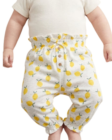 KIABI Baby Girls, Lemon Graphic Pant