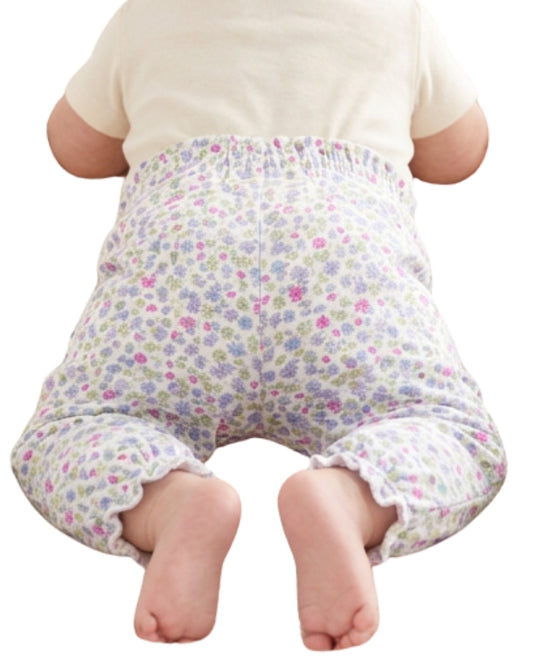 KIABI Baby Girls Al over Flower Pant