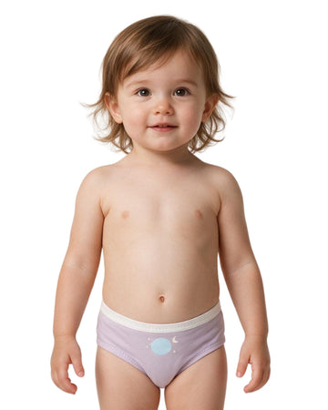KIABI Baby Girls Moon Graphic Pantie