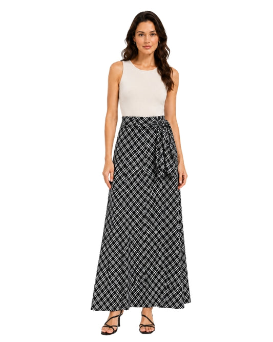 NY COLLECTION Women Flowing Maxi Length Skirt