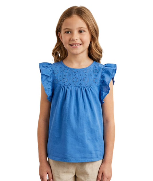 KIABI Kids Girls Embroided -Shirt