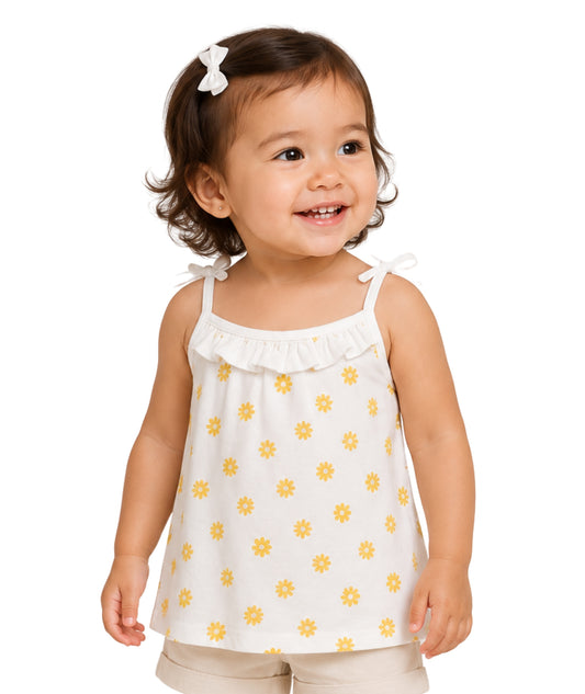 KIABI Baby Girls Floral Design T-Shirt