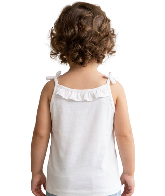 KIABI Baby Girls Soft Sleeveless T-Shirt