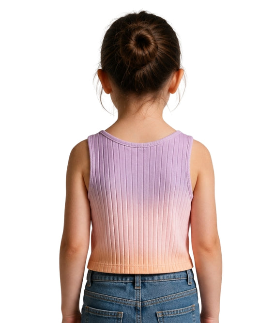 KIABI Girls Soft Rib T-Shirt