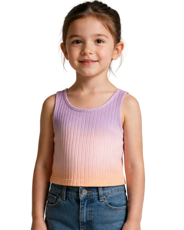 KIABI Girls Soft Rib T-Shirt