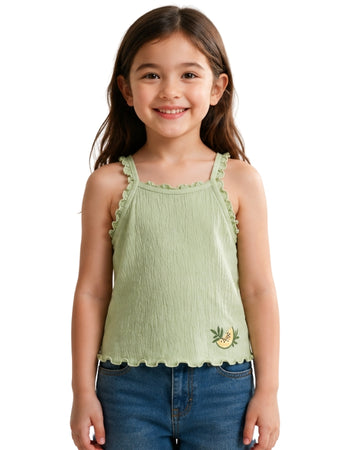 KIABI Girls Fruit Motif Detail T-Shirt