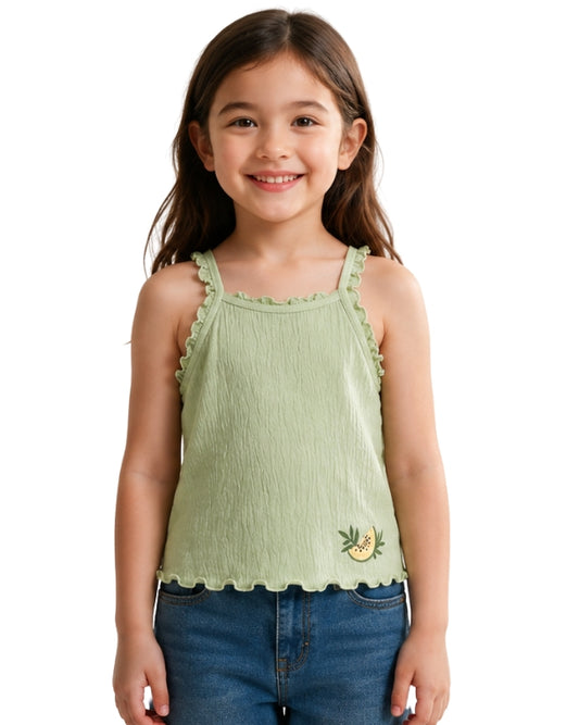 KIABI Girls Fruit Motif Detail T-Shirt
