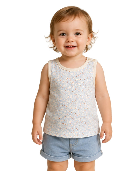 KIABI Baby Girls Floral T-Shirt