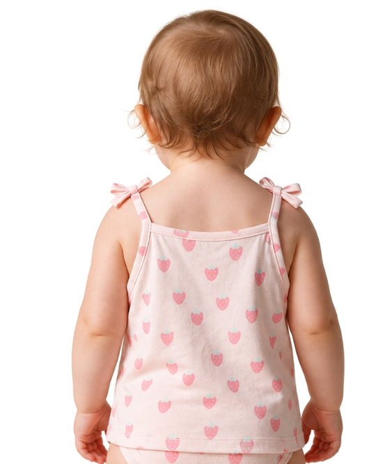 KIABI Baby Girls Strawberry T-Shirt