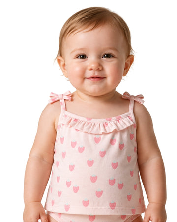 KIABI Baby Girls Strawberry T-Shirt